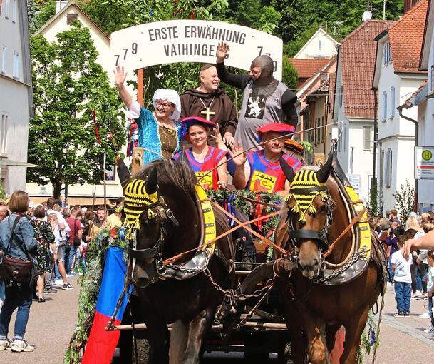 Die Jahrhunderte von Vaihingens Geschichte, als Hingucker präsentiert.