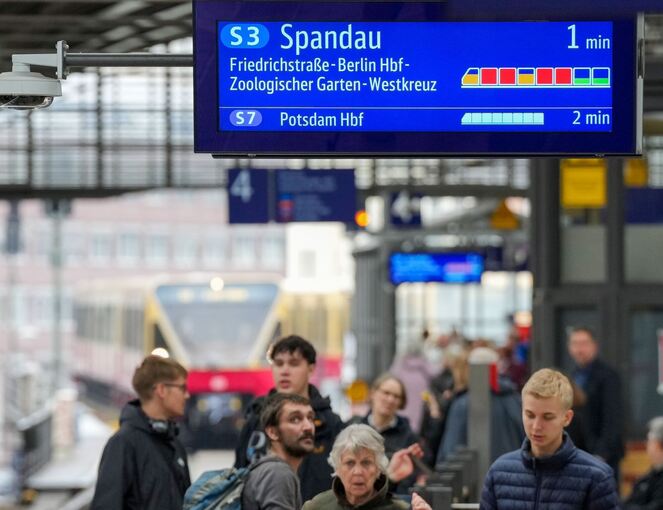 Auslastungsanzeige in Berlin