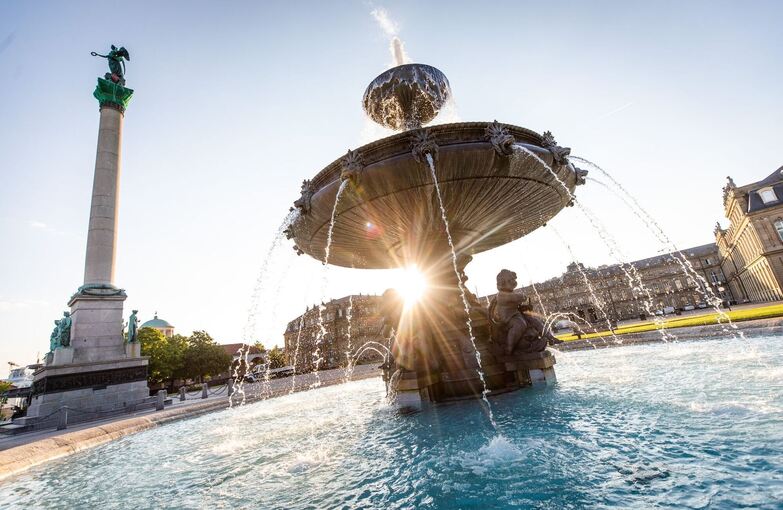 Sonne in Stuttgart