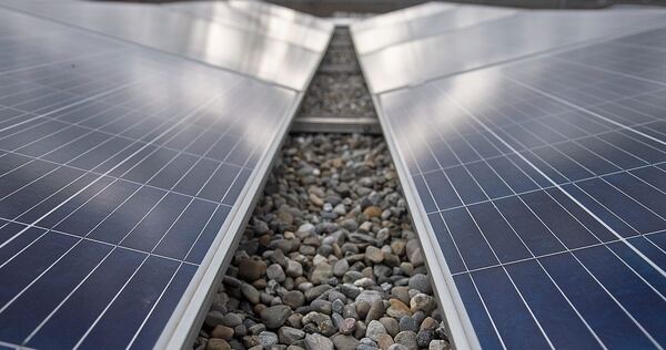 Zwischen Schnellbahntrasse und Umspannwerk soll auf mehreren Hektar Fläche ein Solarpark entstehen.