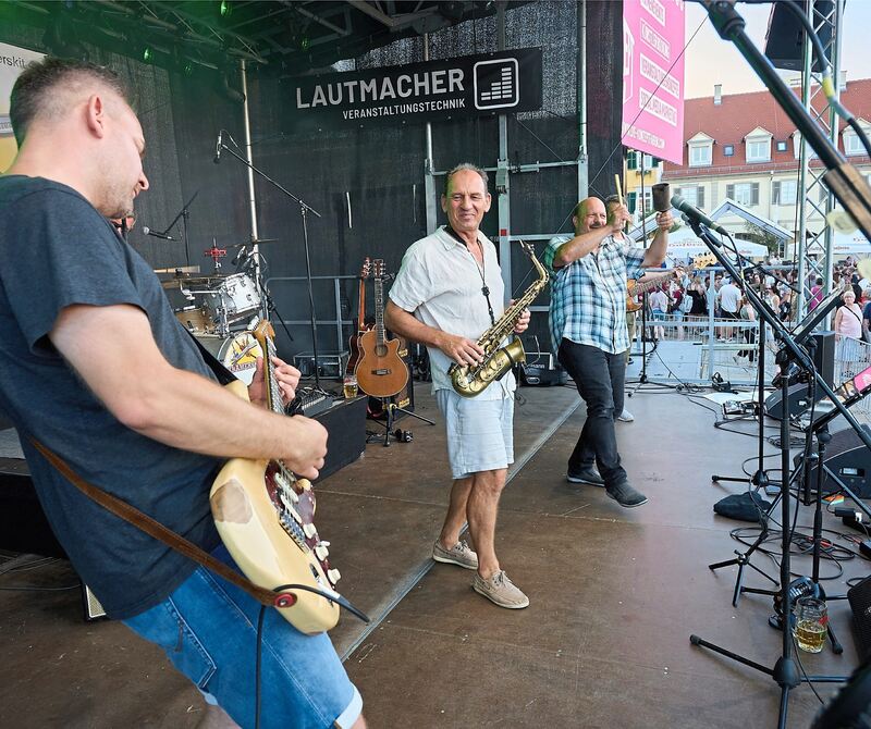 Krämer’s Kit auf dem Marktplatz.