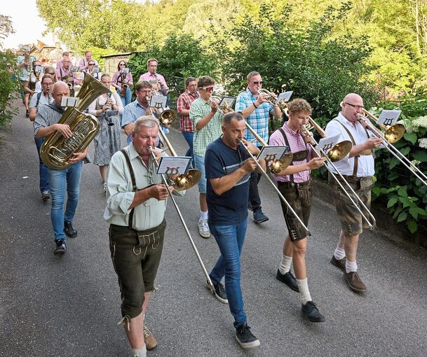 Blech im Anmarsch: Beim Inselfest darf Musik nicht fehlen.