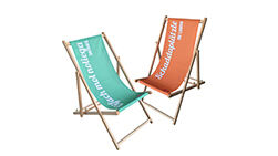 Schwätzbänkle Holz-Liegestuhl