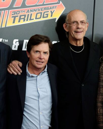 Michael J. Fox und Christopher Lloyd 2015
