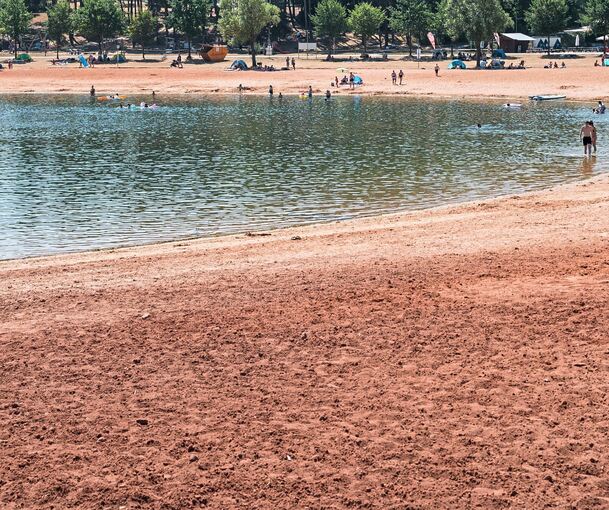 Die Gewässer im Landkreis Ludwigsburg haben Niedrigwasser.