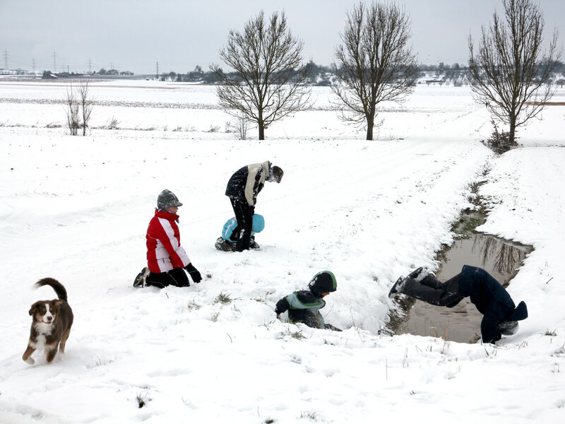 Winter_Kinder im Schnee
