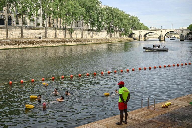 Schwimmen in der Seine