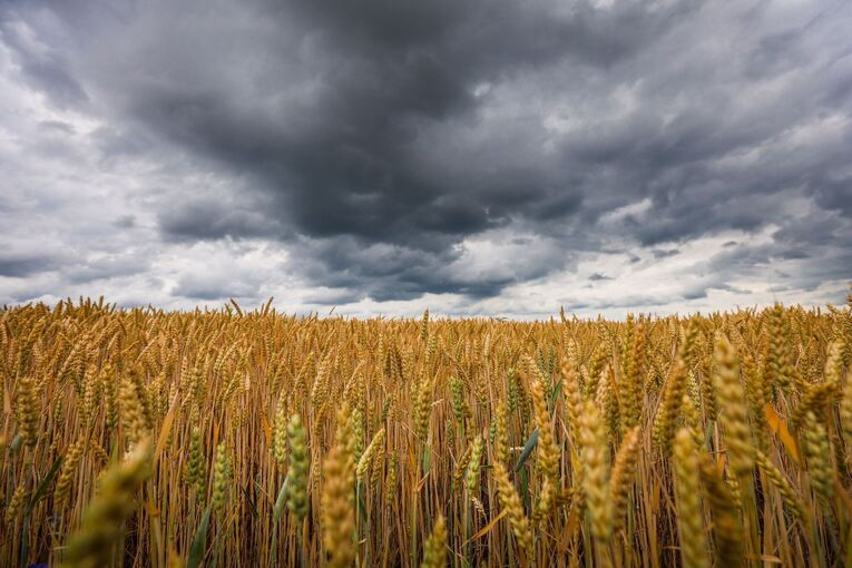 Dunkle Wolken in der Region Stuttgart