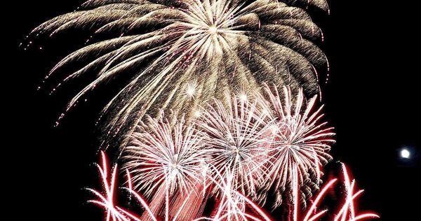 Spektakel am Nachthimmel.