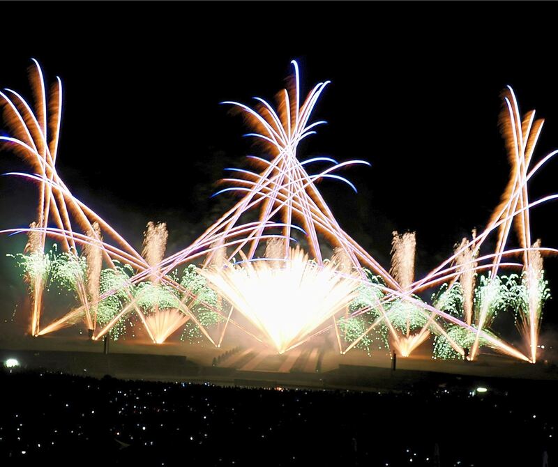 Das üppige Feuerwerk war durchaus kurzweilig.