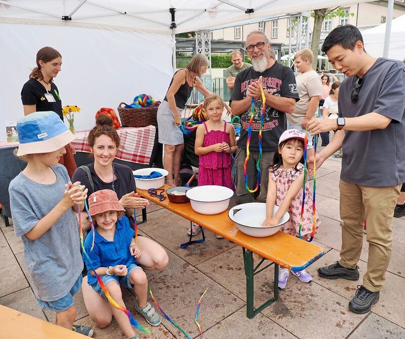 Auch die Kreativangebote kamen bei den Kindern gut an.