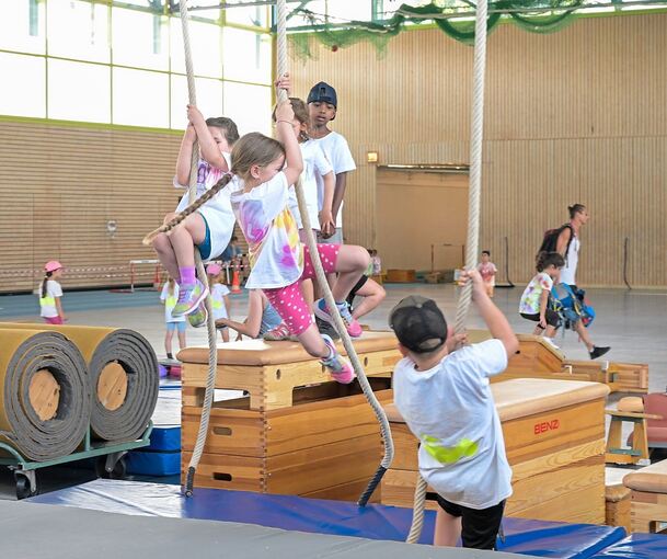  Sportlicher Abschied vom Kindergarten in Kornwestheim Bildidee 