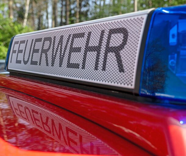 Feuerwehreinsatz in Besigheim.