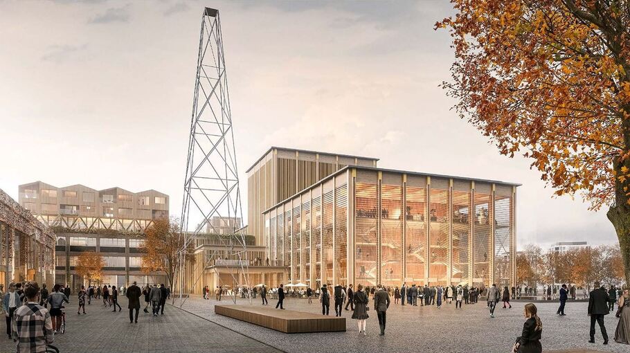 Entwurf Interimsbau für die Stuttgarter Oper Entwurf Interimsbau für die Stuttgarter Oper