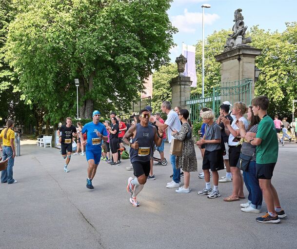 Der Barocklauf führt mitten durch die Innenstadt. Der Barocklauf führt mitten durch die Innenstadt.