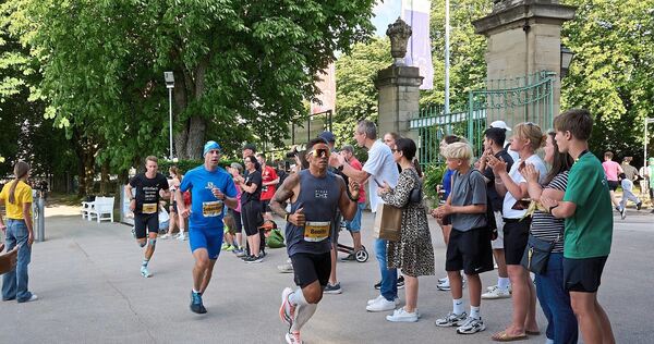Der Barocklauf führt mitten durch die Innenstadt. Der Barocklauf führt mitten durch die Innenstadt.