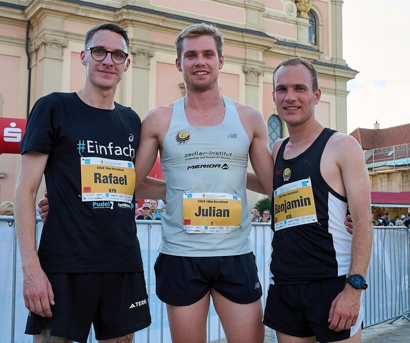 Die Sieger: Julian Großkopf, Rafael Majer und Benjamin Mannsdörfer