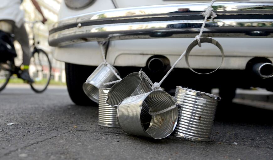 Hochzeitskorso - Symbolbild