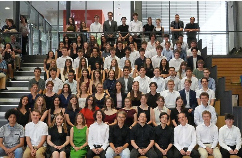 Das sind die Abiturienten am Ludwigsburger Goethe Gymnasium.