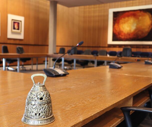 Der Freiberger Sitzungssaal. Die Mitglieder des Jugendbeirats sollen ein Rederecht im Gemeinderat erhalten.