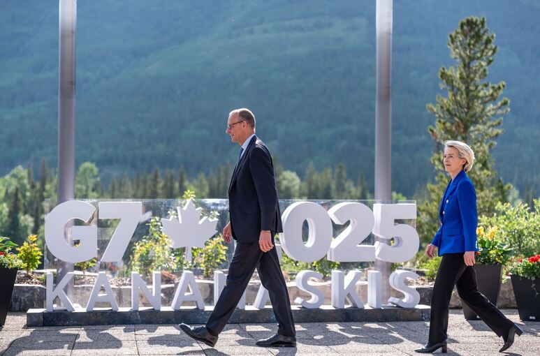 Bundeskanzler Merz und EU-Kommissionspräsidentin von der Leyen