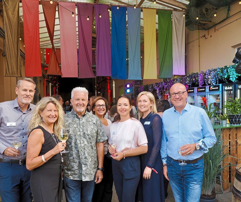 Netzwerken steht im Mittelpunkt des Abends.