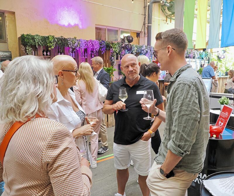 Gute Gespräche entwickelten sich.