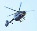 Polizeihubschrauber im Einsatz.