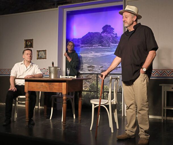 Armin Gosch (rechts) will zwar den Vereinsvorsitz abgeben, aber von der Bühne hat er noch nicht genug.