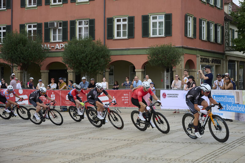 Impressionen vom Radrennen in der Ludwigsburger Innenstadt