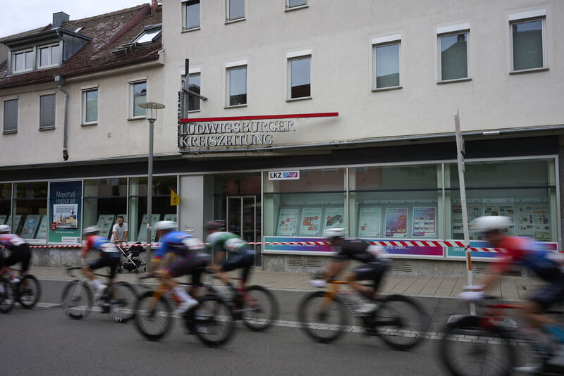 Impressionen vom Radrennen in der Ludwigsburger Innenstadt