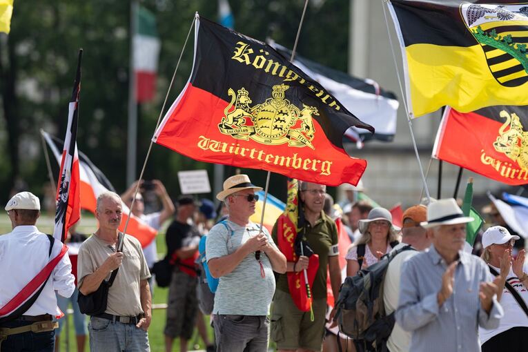 Demonstration von «Reichsbürgern»