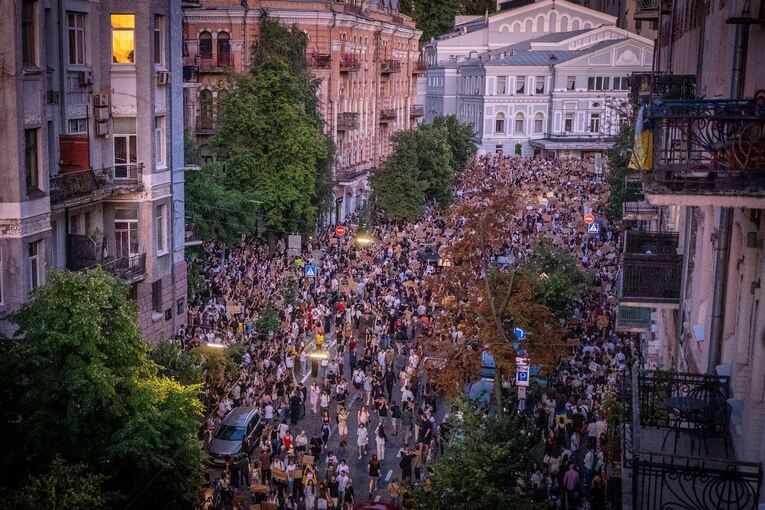 Neues Gesetz zu Antikorruptionsorganen in der Ukraine - Proteste