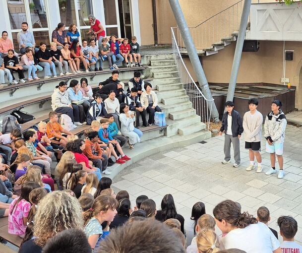 Chinesische Schülerinnen und Schüler zu Gast im Schwabenland – hier in der Markgröninger Ludwig-Heyd-Schule.