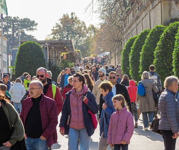 Andrang: Auch in diesem Herbst werden im Blüba zur Kürbisausstellung viele Besucher erwartet.
