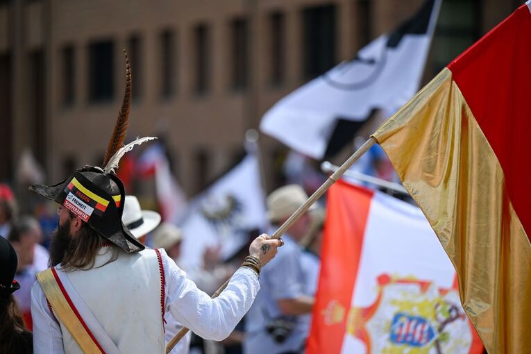 «Reichsbürger»-Treffen in Karlsruhe