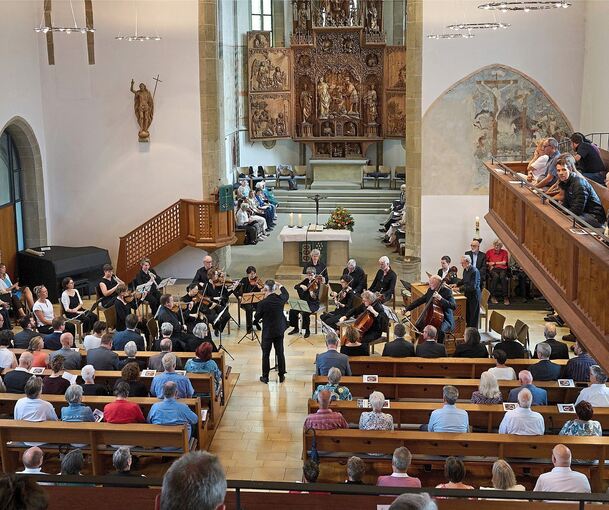 Mit einer Kantate von Bach wurde der Gottesdienst umrahmt.