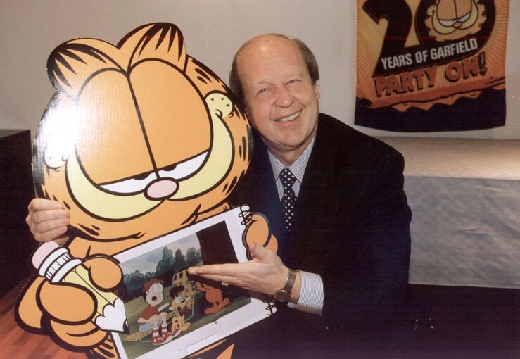 Kater Garfield und Jim Davis
