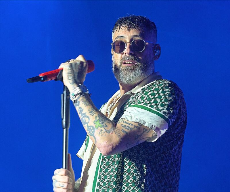 Sido-Konzert im Ludwigsburger Schlosshof.