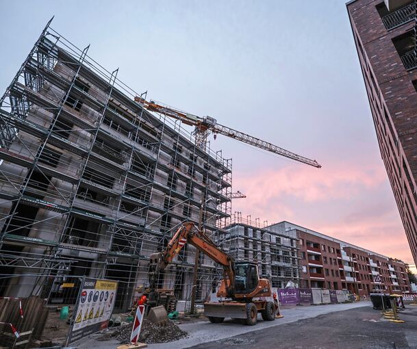 Wohnungen sollen der zentrale Bestandteil des neuen Stadtviertels sein. Aber auch Gastronomie und Einzelhandel sollen Platz finden.