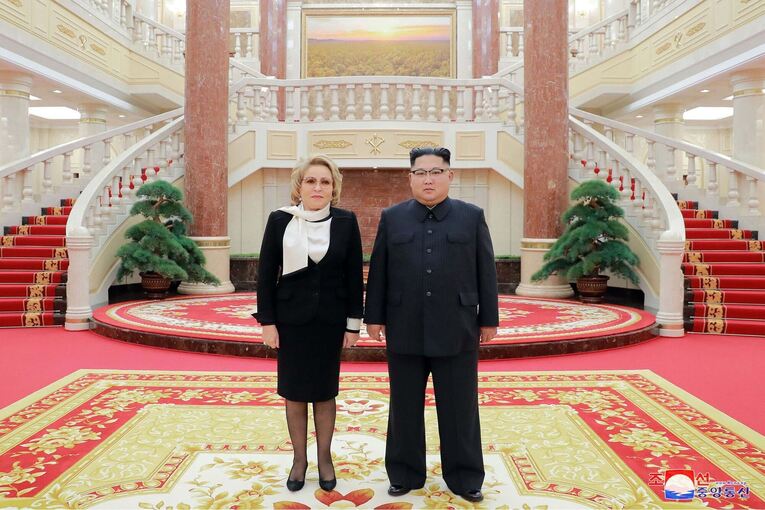 Kim Jong Un trifft Vorsitzende des russischen Oberhauses