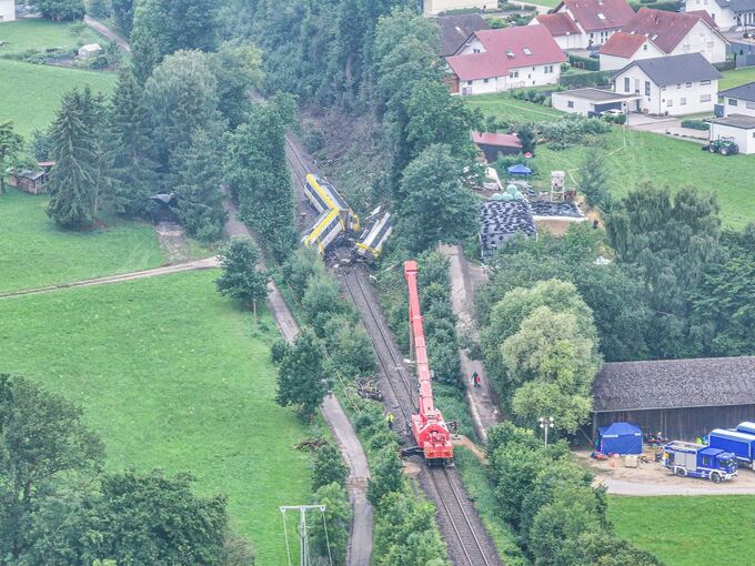 Nach dem Zugunglück in Oberschwaben