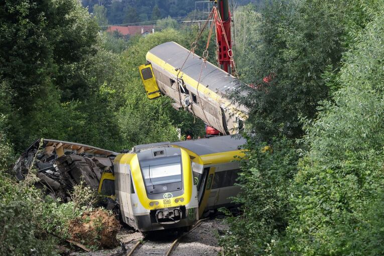 Nach dem Zugunglück in Oberschwaben