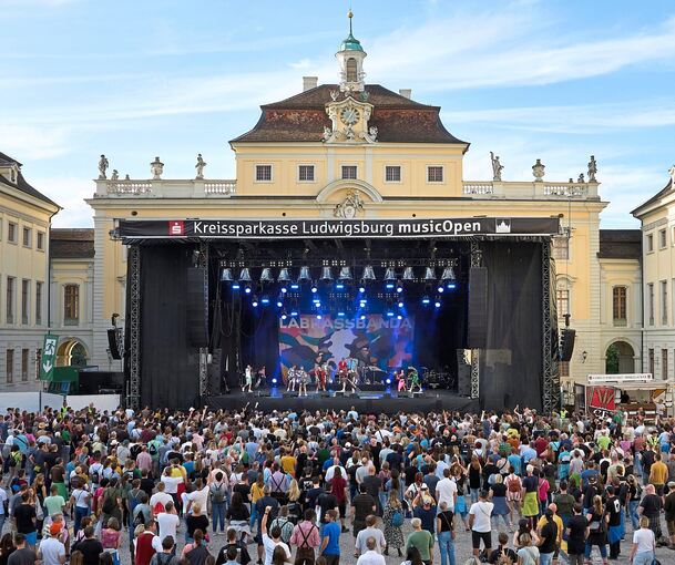 Das KSK Music Open am Ludwigsburger Residenzschloss: Für einige Konzerte in diesem Jahr gibt es noch Tickets. Das KSK Music Open am Ludwigsburger Residenzschloss: Für einige Konzerte in diesem Jahr gibt es noch Tickets.