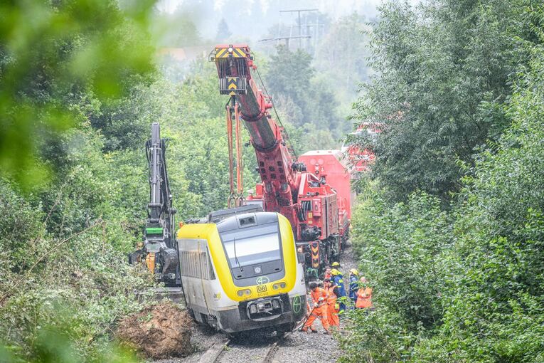 Nach dem Zugunglück in Oberschwaben