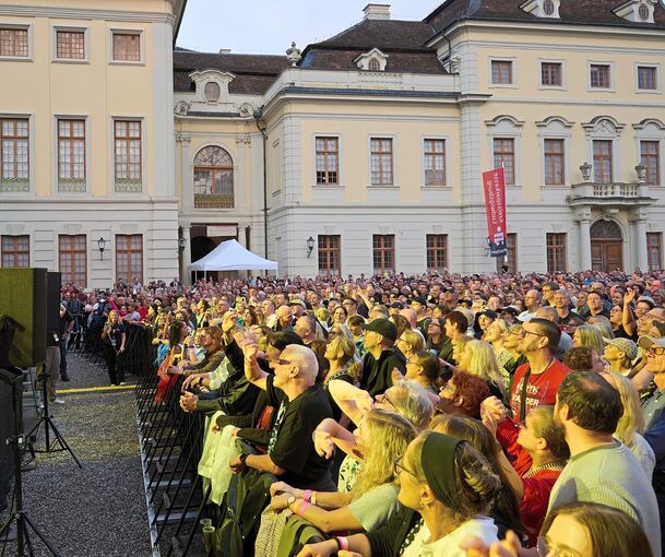 Auch im Ludwigsburger Schlosshof gibt es an diesem Wochenende wieder Konzerte.