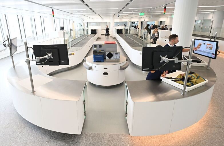 Computertomographie-Scanner am Flughafen München