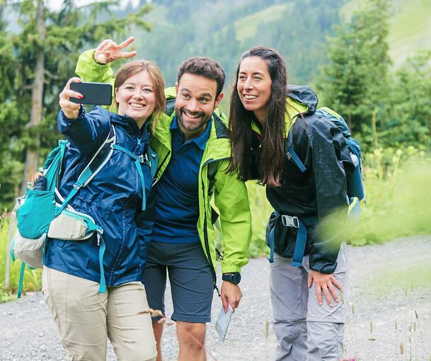 Für manche ist frische Bergluft in Kombination mit Bewegung Erholung pur.