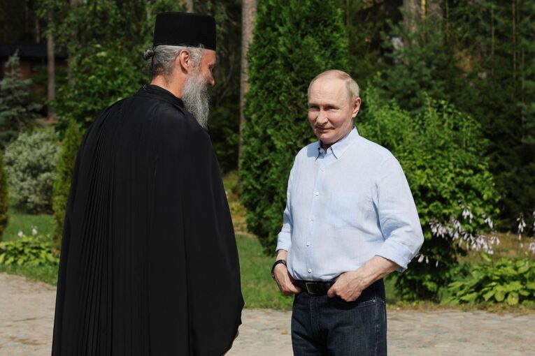 Putin besucht Walaam Kloster