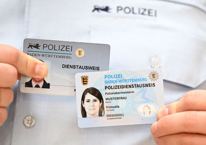 Neue Dienstausweise der Polizei in Baden-Württemberg